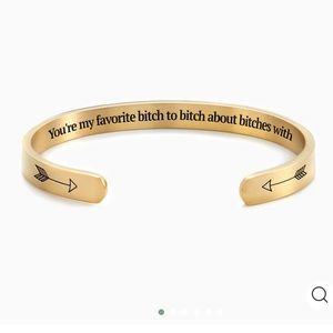 Mint and Lily 18k gold plated bracelet.